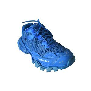 Balenciaga Track 3 Mesh Chunky Sneakers Blue